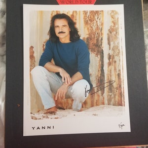 Sign Yanni Yanni Signed Autographed Framed Photo + VIP Pass COA - Etsy