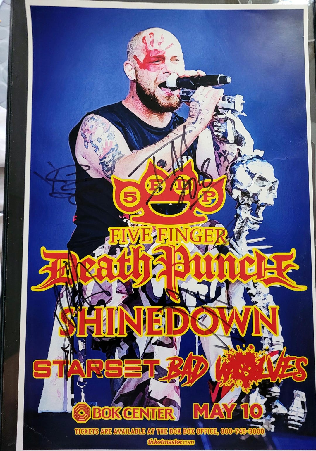 Vip Finger Five Finger Death Punch 5FDP Ivan Moody Zoltan Bathory Chris Kael,jason ...