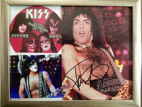 最終価格‼️ KISS サイン入りフォト‼️ KISS Ace Frehley Official Photo SIGNED Australia Farewell