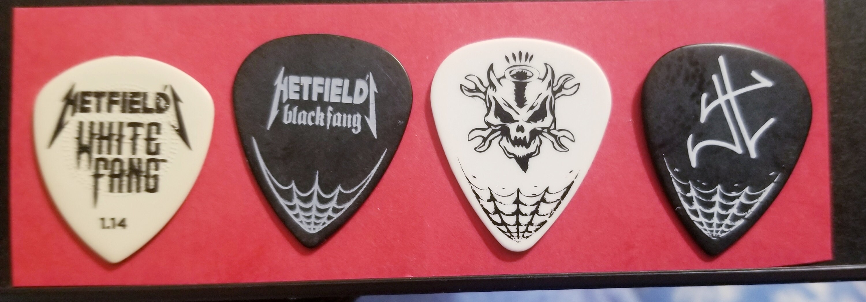 Metallica James Hetfield Photo Framed 4 Guitar Pick Lot Etsy