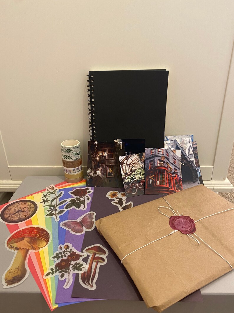 Shifting Scrapbook Script Journal Supplies Etsy