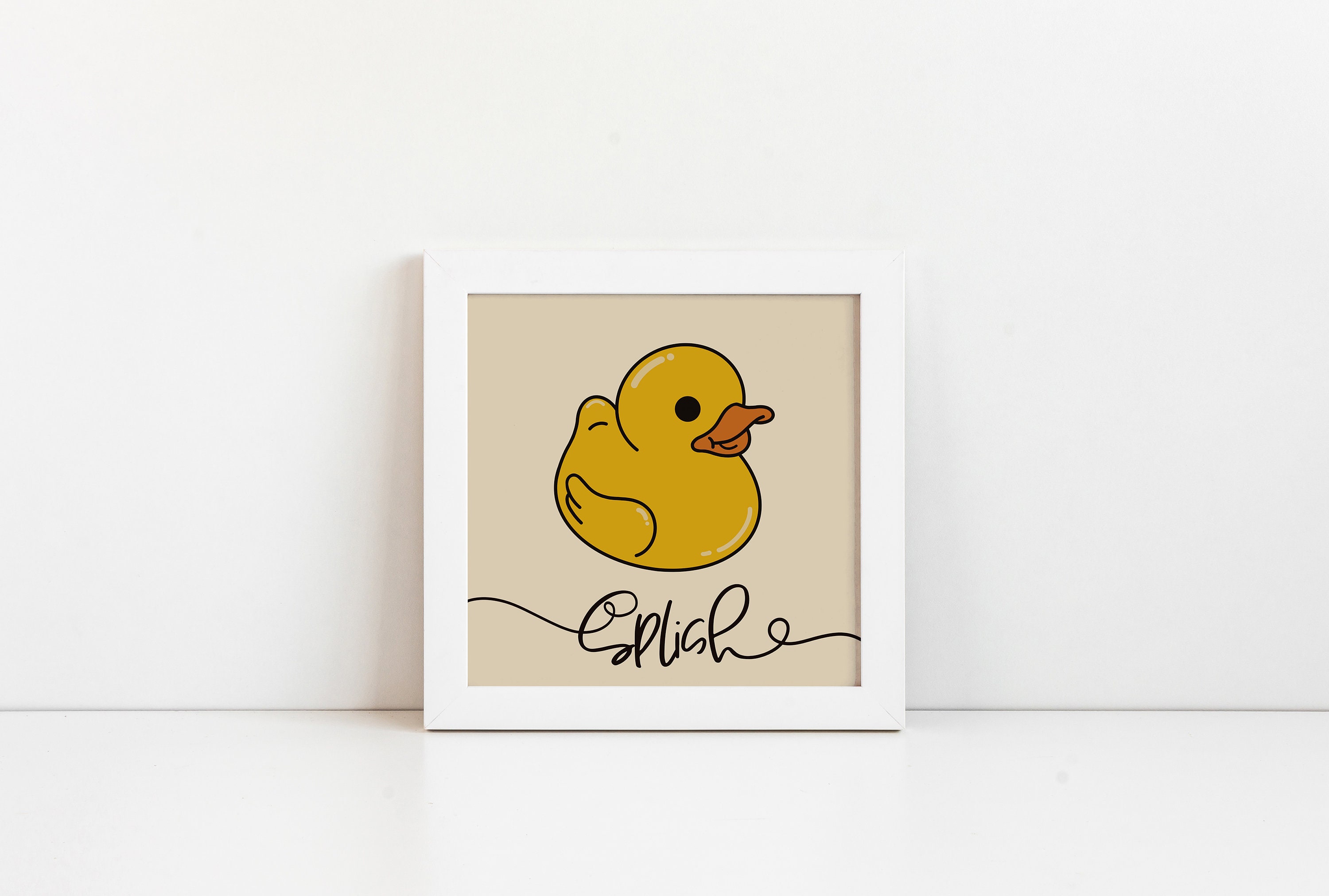 Set of 3 Cute Bathroom Wall Art Print Splish Splash I Was Etsy