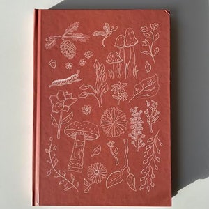 Forest and Mushroom A5 Notebook With Lined Paper