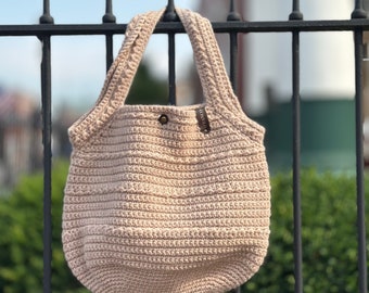 Crochet Market Bag, Crochet Tote Bag, Purse, Shoulder Bag