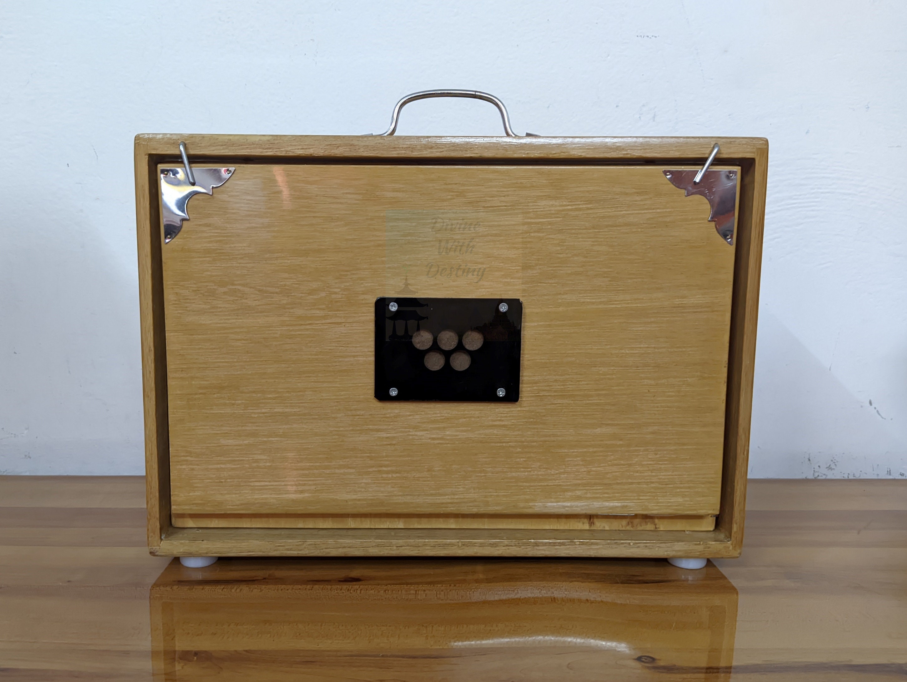 Wooden Shruti Box With Bag, Size 15x10x3 Inches, Teak Color, Key C to C