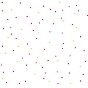 Christmas Dots Fabric, Red and Green Pin Dots by Riley Blake Quilting Cotton Fabric C705-CHRISTMAS, Christmas Dot Blender Fabric
