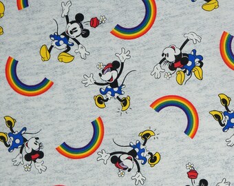 Disney Pride Minnie and Rainbows Disney Licensed Cotton Fabric