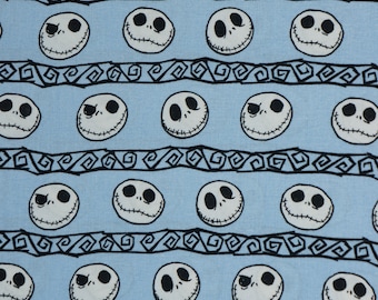 Nightmare Before Christmas Jack Expressions Disney Licensed Novelty Cotton Fabric
