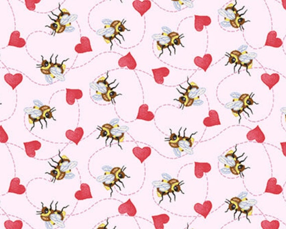 8 Pieces Bee Fabric Honey Bee Pattern Fabric Fat Quarters Bee Theme  Quilting Fabric Bees Flower Printed Craft Fabric Bundles for DIY Sewing  Quilting