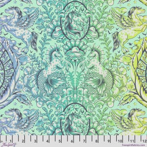 Pony Tales on Stardust Legendary by Tula Pink for Free Spirit Quilting Cotton Fabric PWTP284.STARDUST By the Half Yard