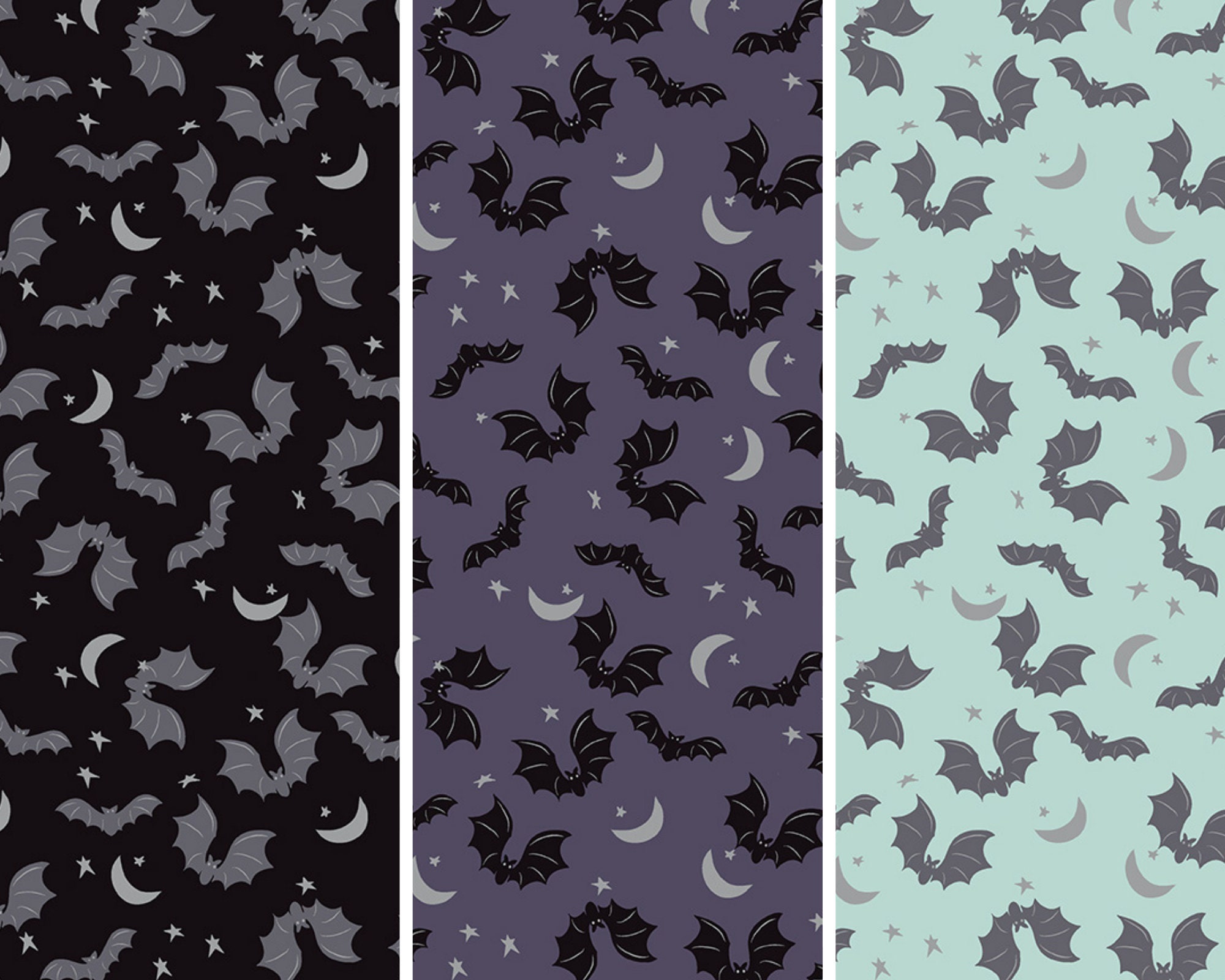 Halloween Bat Pattern Gilding Black Mesh Fabric For Sewing Costume