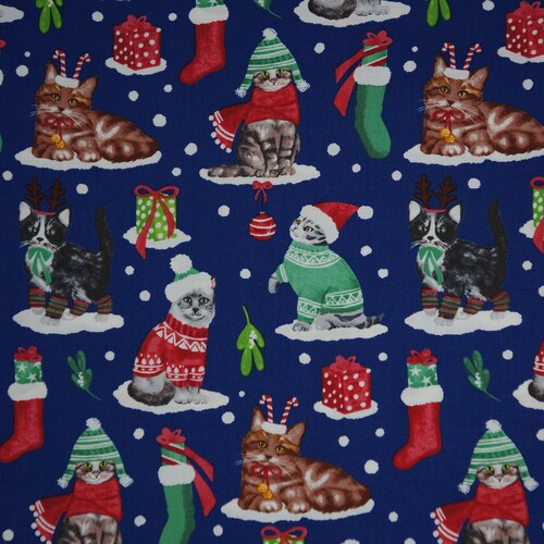 Ugly Christmas Sweater Kitties Cats 