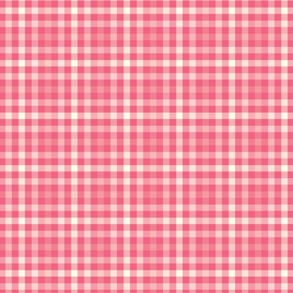 Valentine Gingham Fabric, Valentines Day Pink Gingham Fabric, Adel in Summer Plaid in Berry Pink by Riley Blake Quilting Cotton Fabric