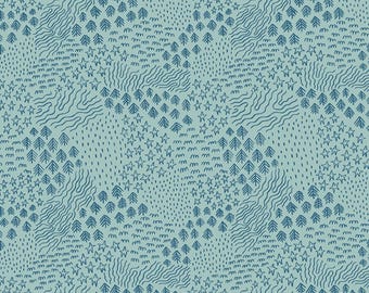 Forest Scenery Fabric, Scenery Twilight Creatures on Songbird by Natàlia Juan Abelló for Riley Blake Quilting Cotton Fabric, C15363-SONGBIRD