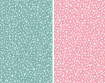 Paw Prints Fabric, Cat's Meow Paws and Tracks Songbird or Rose Riley Blake Quilting Cotton Fabric, Cat Paw Prints, Dog Paw Prints, C11635