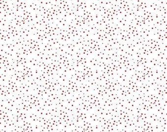 Patriotic Stars Fabric, Red Stars on White Stars and Stripes Forever by Lori Whitlock Riley Blake Quilting Cotton Fabric C15714-WHITE