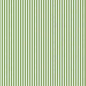 Green Clover 1/8" Stripes on White by Riley Blake Designs Quilting Cotton Fabric, St Patricks Day Stripe Fabric C495 Clover