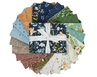 Wildwood Wander Fat Quarter Bundle, 21 pieces, Riley Blake Designs Quilting Cotton Fabric, FQ-12430-21