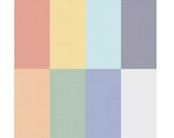 Gingham Fat Eighth Panel, Always in Season by American Jane for Riley Blake Quilting Cotton Fabric, 36"x43" Panel FEP15112-MULTI