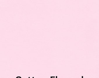 Solid Pink Flannel Fabric, Solid Blossom Pink by Robert Kaufman Quilting Cotton Flannel Fabric, 2 Ply double brushed F019-BLOSSOM