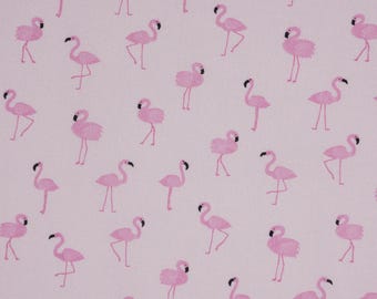 Flamingo Fabric, Flamazing on Blush Pineapple Crush by Dear Stella Quilting Cotton Fabric D3042-BLUSH