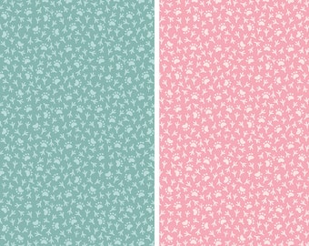 Paw Prints Fabric, Cat's Meow Paws and Tracks Songbird or Rose Riley Blake Quilting Cotton Fabric, Cat Paw Prints, Dog Paw Prints, C11635