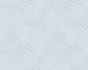Forest Scenery Fabric, Scenery Twilight Creatures on Ice Blue by Natàlia Juan Abelló for Riley Blake Quilting Cotton Fabric, C15363-ICE
