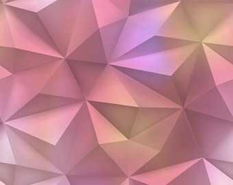 Geometric Fabric, Peach Angles Another Dimension by Funny Girl for Studio E Quilting Cotton Fabric 8684-23
