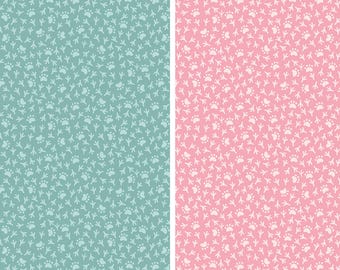 Paw Prints Fabric, Cat's Meow Paws and Tracks Songbird or Rose Riley Blake Quilting Cotton Fabric, Cat Paw Prints, Dog Paw Prints, C11635