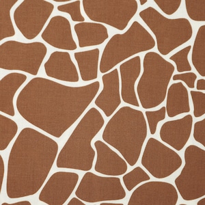 Giraffe Print Safari by Riley Blake Designs Quilting Cotton Fabric, Safari Nursery, Jungle Nursery, Savannah Animal, C10458-Brown