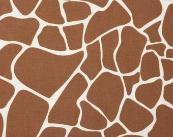 Giraffe Print Safari by Riley Blake Designs Quilting Cotton Fabric, Safari Nursery, Jungle Nursery, Savannah Animal, C10458-Brown