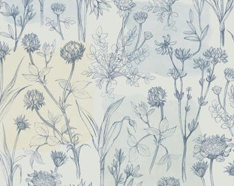 Bee Fabric, Sweet As Can Bee Floral by Susan Winget for Springs Creative Novelty Cotton Fabric