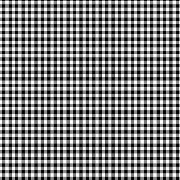Black and White Gingham Fabric, 1/4 inch Gingham Black and White by Timeless Treasures Quilting Cotton Fabric, Farmhouse Gingham