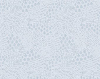 Forest Scenery Fabric, Scenery Twilight Creatures on Ice Blue by Natàlia Juan Abelló for Riley Blake Quilting Cotton Fabric, C15363-ICE