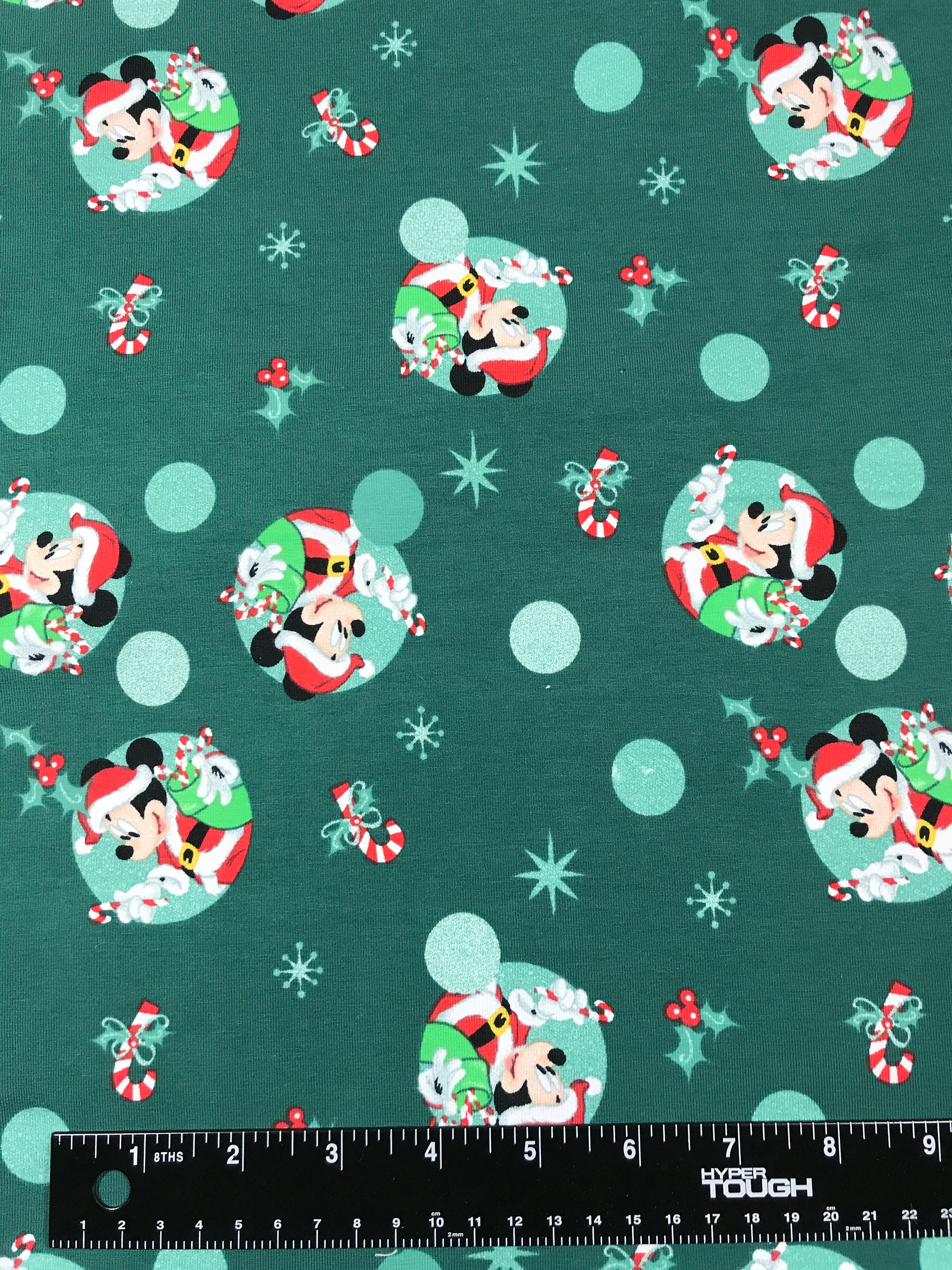 Camelot Fabrics Christmas Bolted Fabric - Festive Mickey