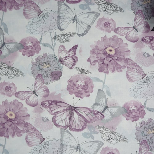 Pink Watercolor Flower Fabric Pattern2 by Snugglyjacks Etsy