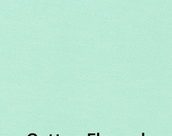 Solid Green Flannel Fabric, Solid Spring Green by Robert Kaufman Quilting Cotton Flannel Fabric, 2 Ply double brushed F019-SPRING