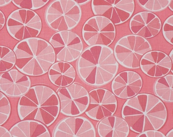 Sliced Pink Grapefruit, Grapefruit Grove Slices by Riley Blake Designs Quilting Cotton Fabric, C10141-GRAPEFRUIT