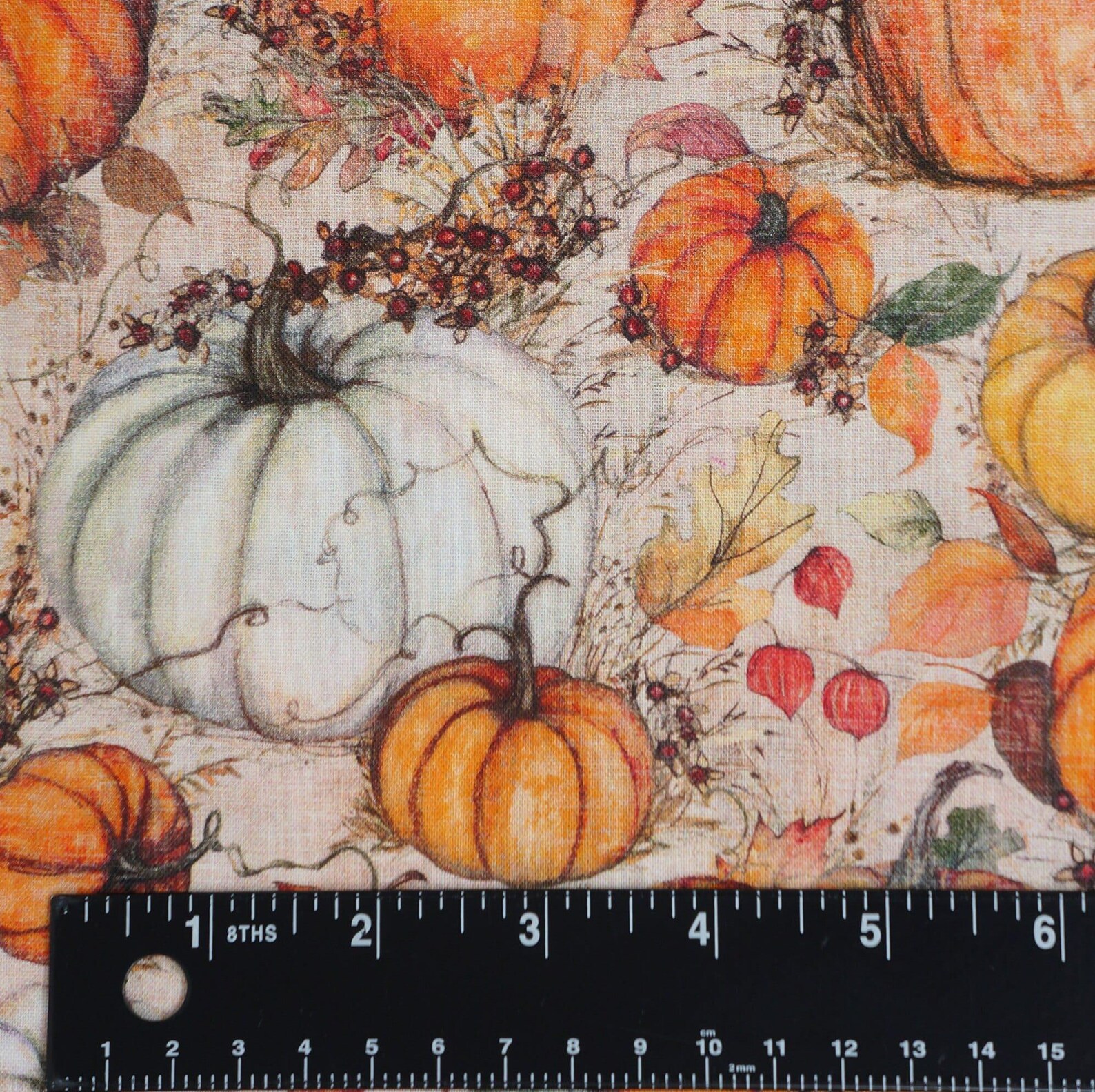 Fall Pumpkin Fabric, Pumpkins by Susan Winget Halloween Novelty Cotton ...