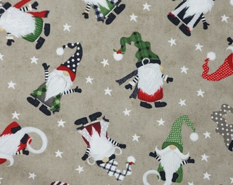 Kit Tote Bag à Broder 'Gnome-antics' - Thème Noël Hiver Par Jennifer Pugh - Neuf Pour Loisirs Créatifs