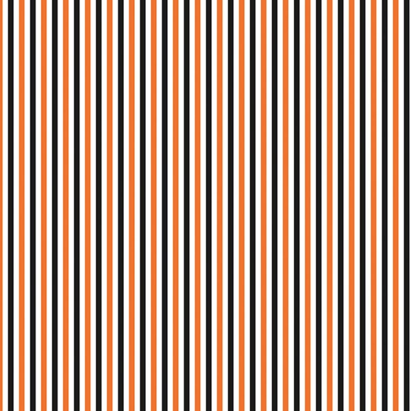 Halloween Stripe Fabric, 1/8" Black and Orange Stripe by Riley Blake Quilting Cotton Fabric