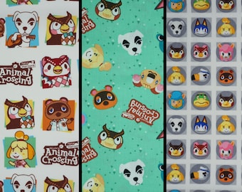 Animal Crossing Fabric *3 Designs to Choose from* by Springs Creative Licensed Novelty Cotton Fabric