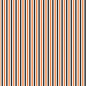 Halloween Stripe Fabric, 1/8" Black and Orange Stripe by Riley Blake Quilting Cotton Fabric