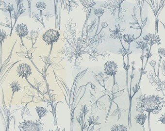 Bee Fabric, Sweet As Can Bee Floral by Susan Winget for Springs Creative Novelty Cotton Fabric