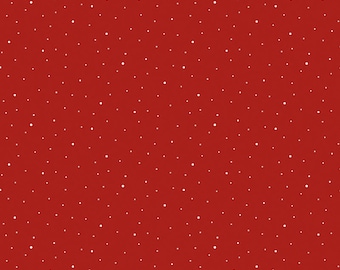 Red Dot Wideback Fabric, 3 Yard Precut Dapple Dot on Barn Red Wide Back 108" Riley Blake Quilting Cotton Fabric, 3YD-WB640-BARNRED
