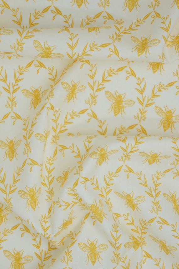 Honey Bee Fabric Damask, Riley Blake Quilting Cotton Fabric, Bee Kind, Busy  as a Bee Fabric, Queen Bee Fabric, Bee Hive Fabric, Bee Fabric 