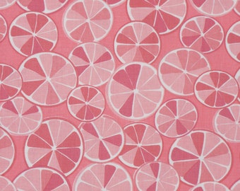 Sliced Pink Grapefruit, Grapefruit Grove Slices by Riley Blake Designs Quilting Cotton Fabric, C10141-GRAPEFRUIT