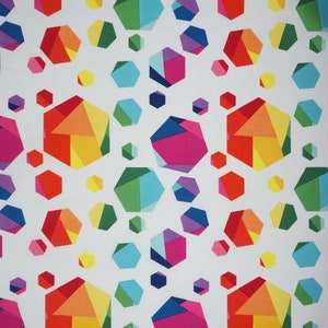 Rainbow Geometric Hexagons by Riley Blake Designs Quilting image 4