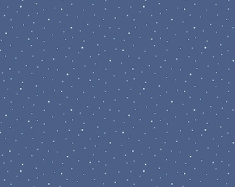 Blue Dot Wideback Fabric, 3 Yard Precut Dapple Dot on Denim Blue Wide Back 108" Riley Blake Quilting Cotton Fabric, 3YD-WB640-DENIM