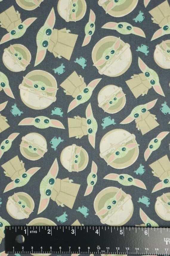 Baby Yoda Fabric Star Wars Mandalorian Child Frog The Child